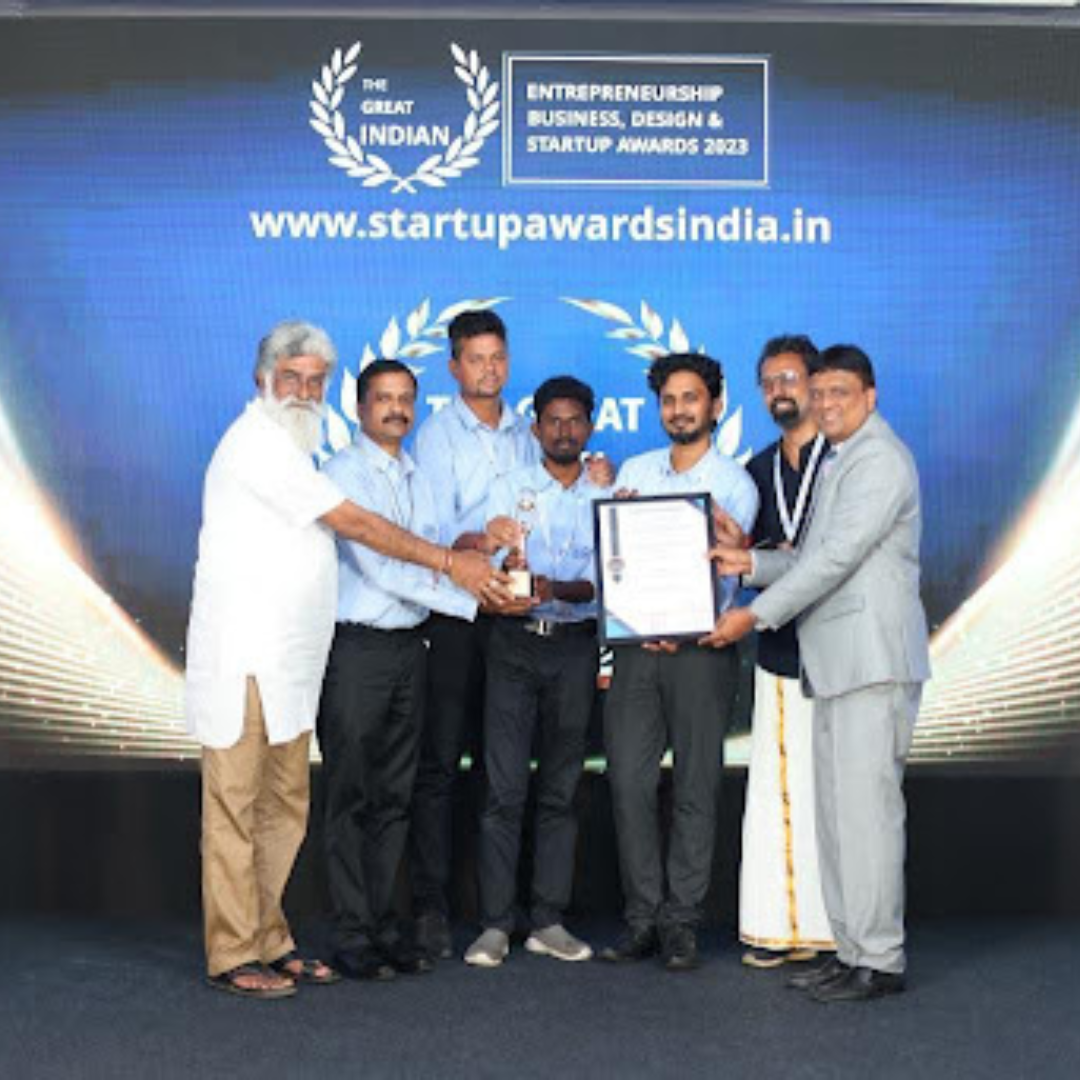 Outstanding & Innovative Entrepreneur of the Year 2023, Tamil Nadu” for the promoter MR. Varadarajan Jothi – Oct’23